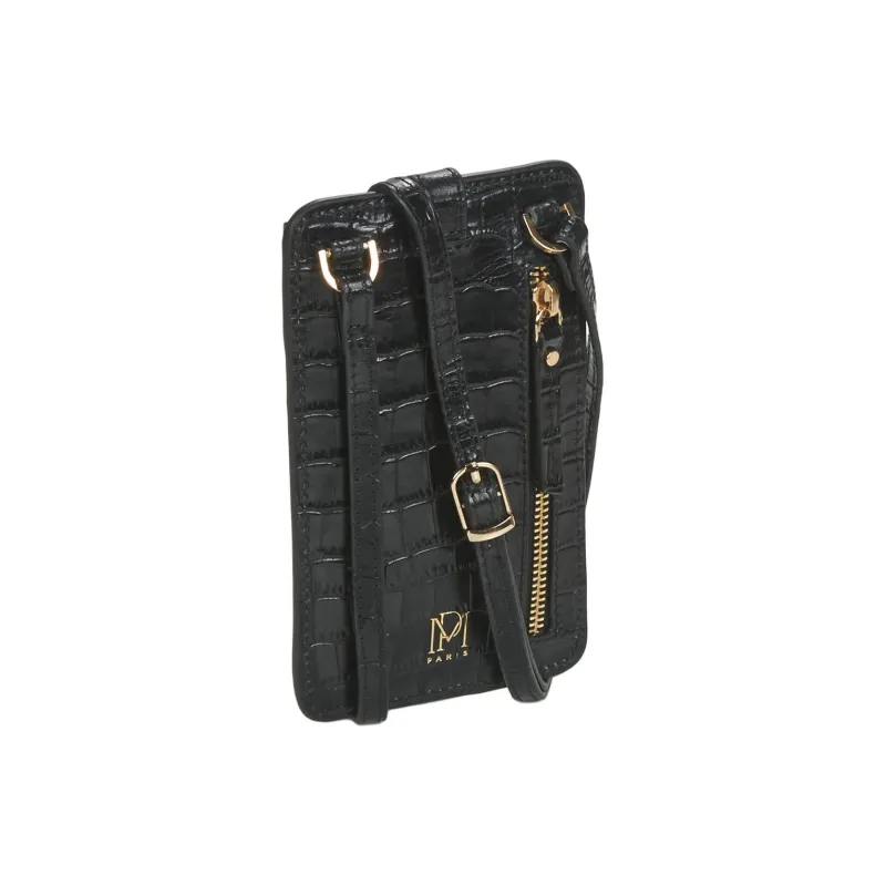 Petite Mendigote Leather Crossbody Bag, Shoulder Bag Women's Black-1
