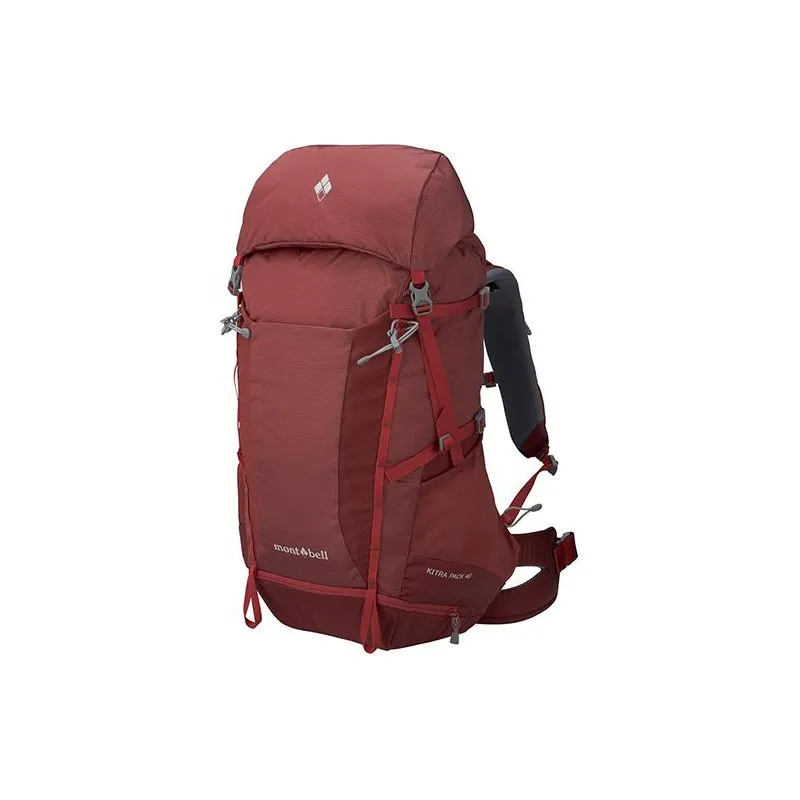 MONTBELL Nylon Outdoor Mountaineering Bag, Backpack Regular Women's Burgundy-0