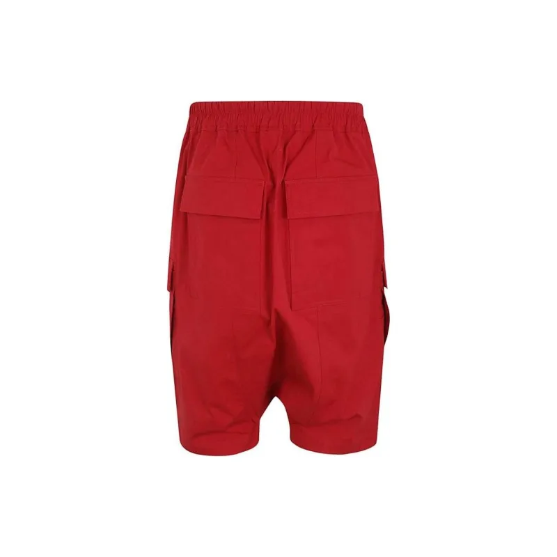 RICK OWENS Drop crotch Cargo Shorts-1