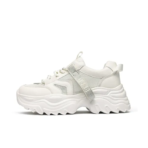 QIAONAI Chunky Sneakers Women's Low-top