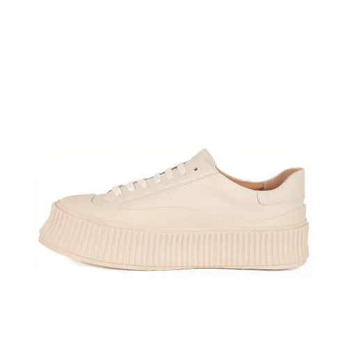 JIL SANDER Skateboard Shoes Women's Low-Top Beige