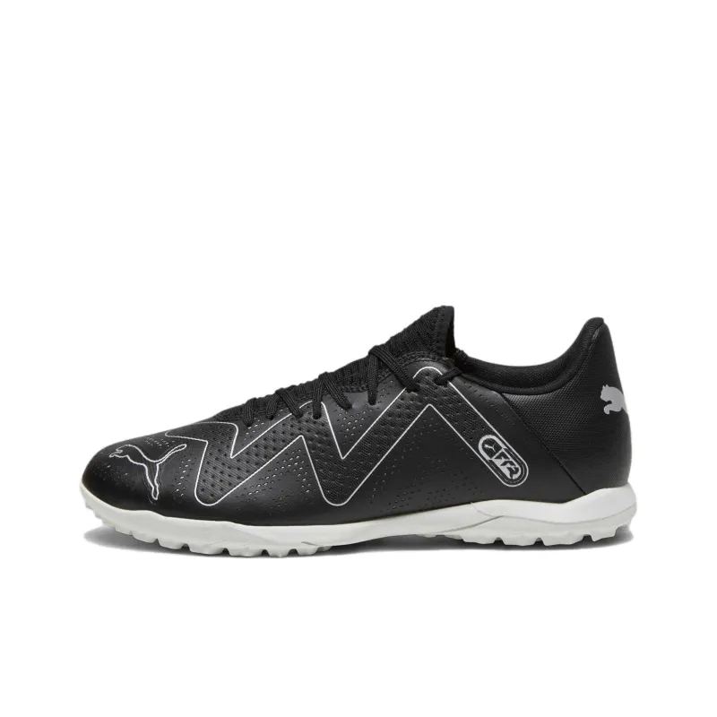 PUMA Future Play TT Rubber Broken Studs Slip Resistant Soccer Shoes Men's Black White-0