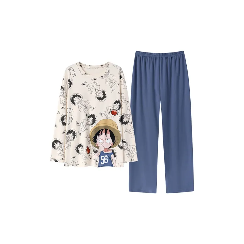 Close fitting Areas Pajama Set Men's-0