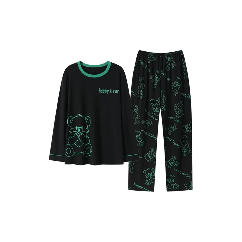 Close fitting Areas Pajama Set Men's-6