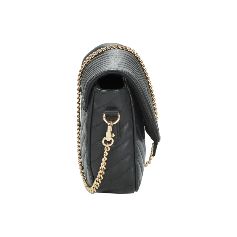 Petite Mendigote Cow Leather Crossbody Bag Shoulder Bag Women's Black-2