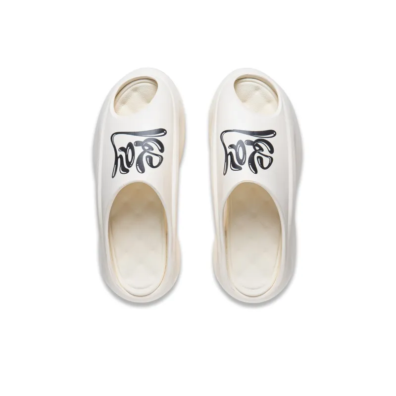 LiNing Yun You Slay Slide Slippers Unisex Ecru-4