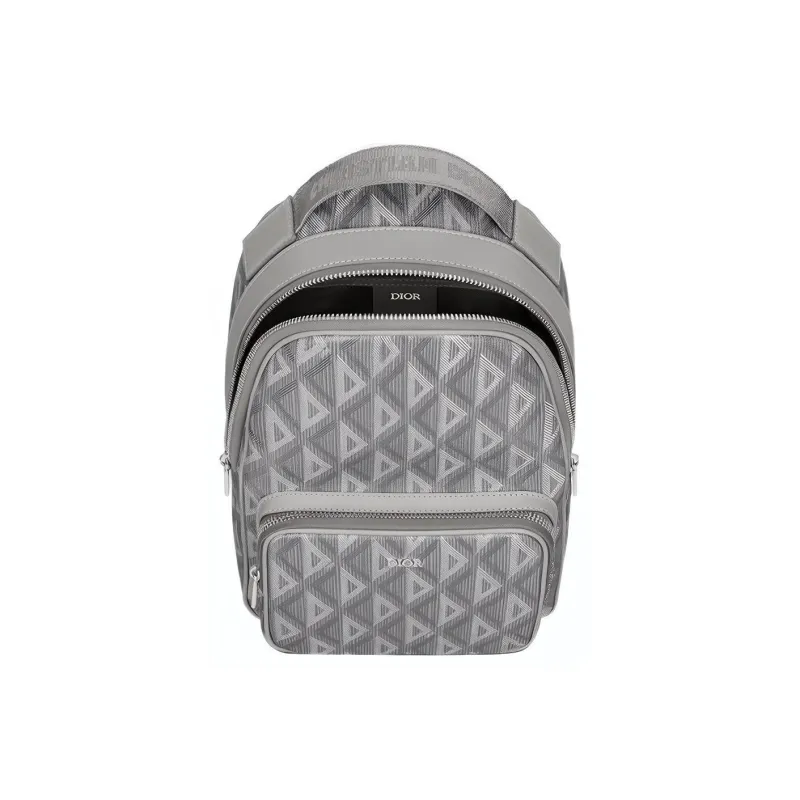 DIOR Adjustable Strap Sling Bag, Portable One Shoulder Backpack, Crossbody Bag Mini Men's Gray-3