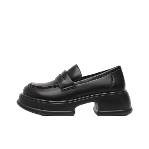 DAPHNE Loafers Women's Black/Beige