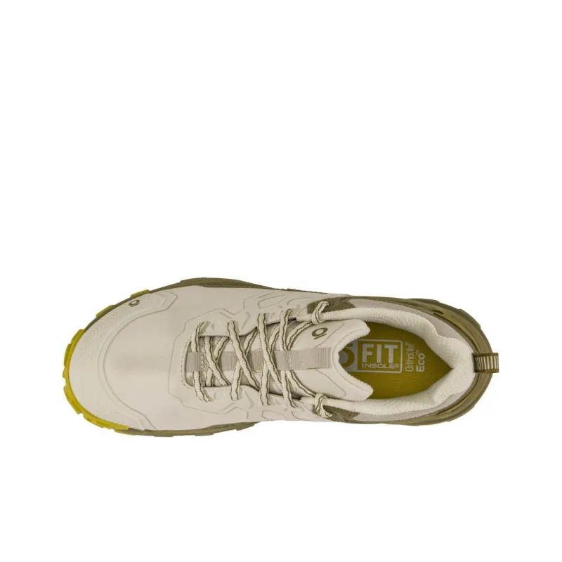 Oboz Footwear Katabatic Cushioning Anti-Slip And Wear-Resistant Low-Top Trekking Shoes Women's Gray Green-3