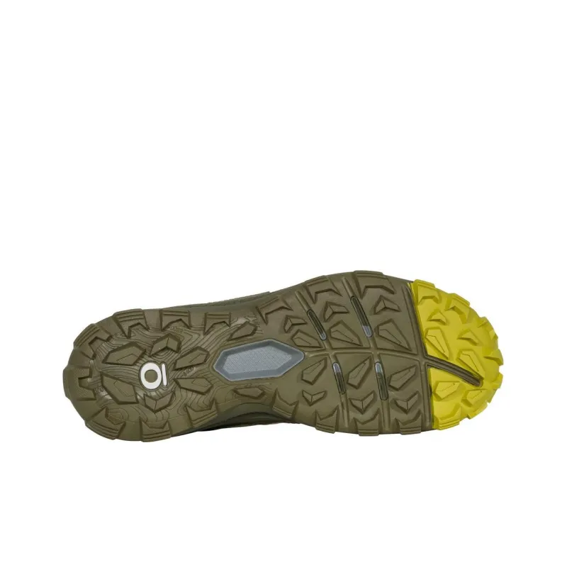Oboz Footwear Katabatic Cushioning Anti-Slip And Wear-Resistant Low-Top Trekking Shoes Women's Gray Green-4