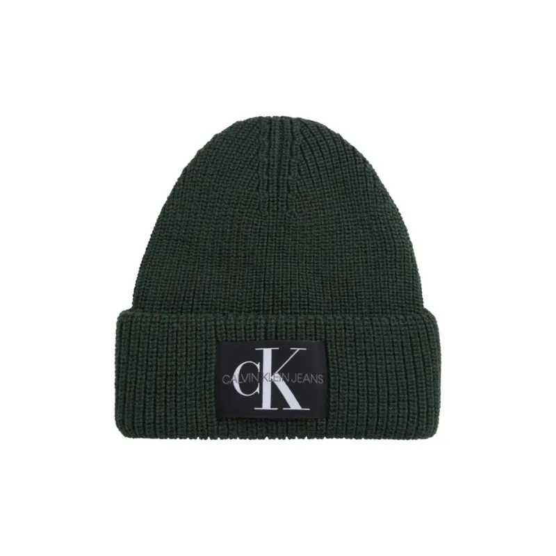 Calvin Klein Logo-patch Knitted Beanie-0