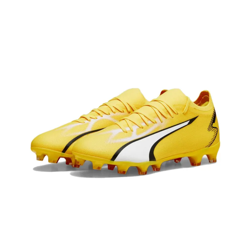 PUMA Ultra Match FG/AG 'Yellow Blaze White Black'-2