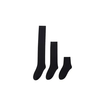 MIIOW Socks Sets Women's 3 Pack Black