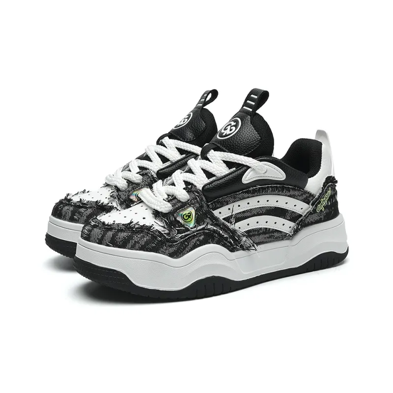 Isolated Manufacturing Coverage Slip-Resistant Breathable Low-Top Skateboard Shoes Unisex-11