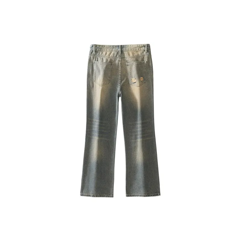 YooMore Jeans Unisex Yellow Mud-1