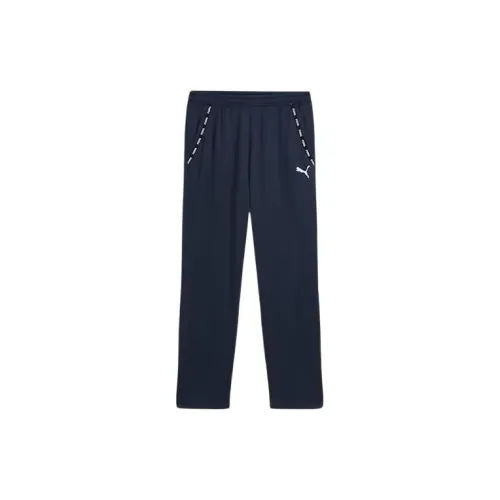 PUMA Metallic Casual Pants Men Navy