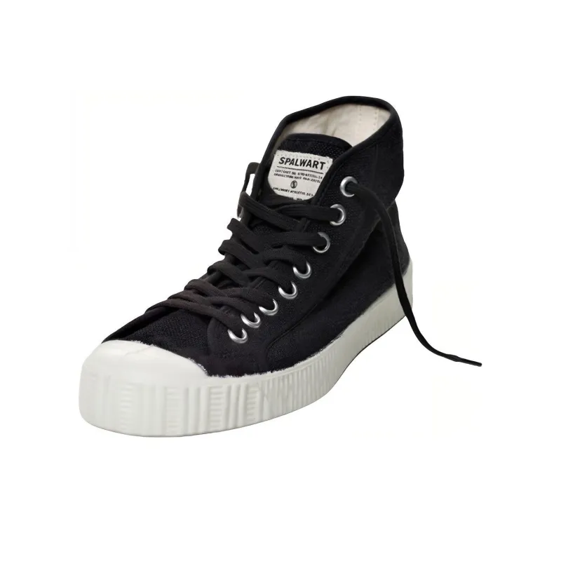 SPALWART Stylish Skateboarding Shoes Unisex Black-2