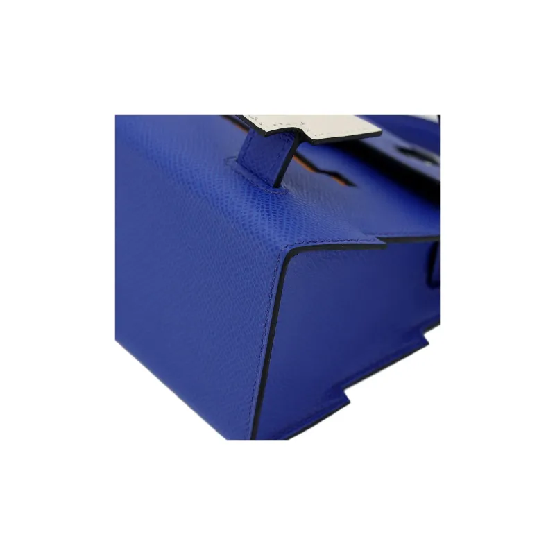 HERMES Kelly Doll Epsom Calfskin Millennium Doll Shoulder Bag Crossbody Bag Handbag Women's Royal Blue-13