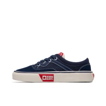 BOBBIE BURNS Cushioned Slip Resistant Low Top Skateboard Shoes Unisex Blue