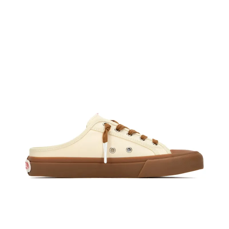 BOBBIE BURNS Balance Low Top Canvas Shoes Unisex Beige Yellow-1