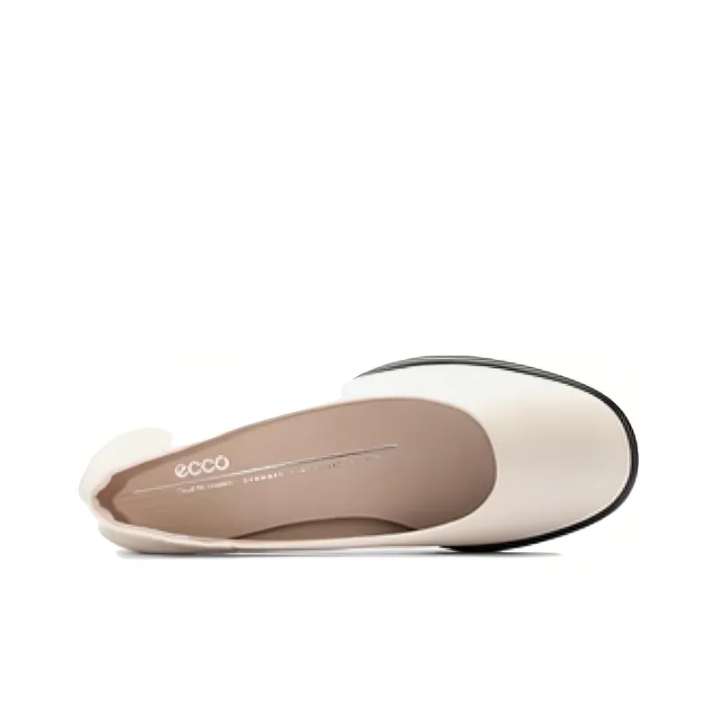 Ecco Casual Single Shoes 2cm Women's White-2