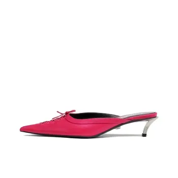 VERSACE Wrap-toe Slippers Women's Red