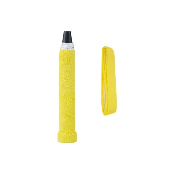 P.R IND Badminton Grip Tape Yellow Cotton Thickened