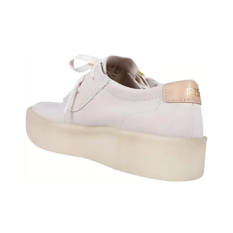 Clarks Originals Ashcott Cup Off White Suede-3