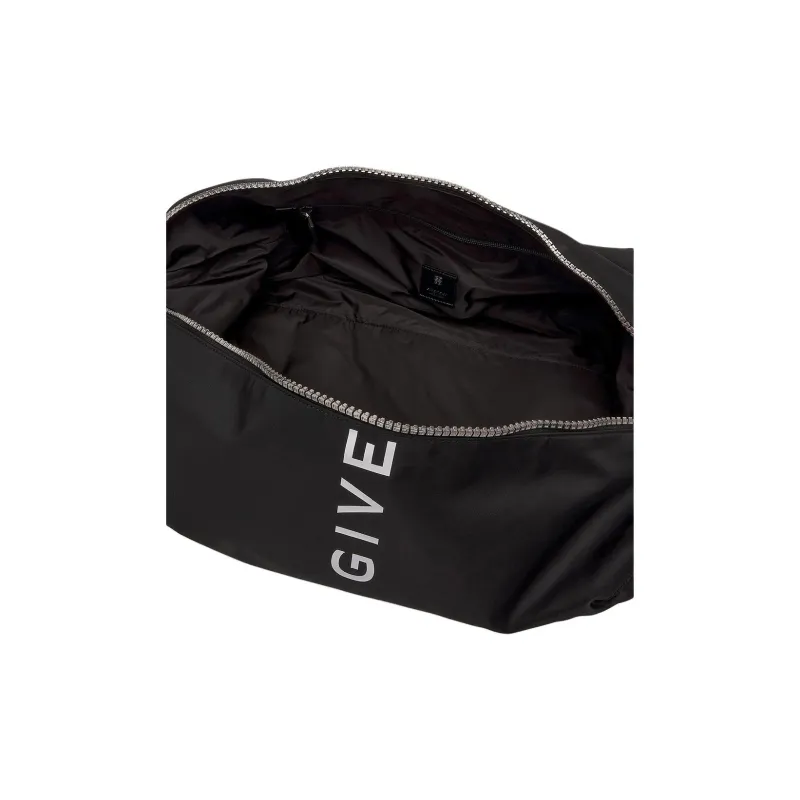 GIVENCHY 4G Nylon Fabric Backpack Large Size Men's Black-4