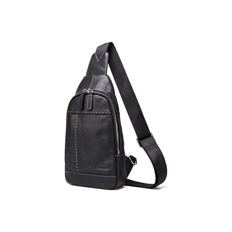 BISON DENIM Sling Bags Black-1