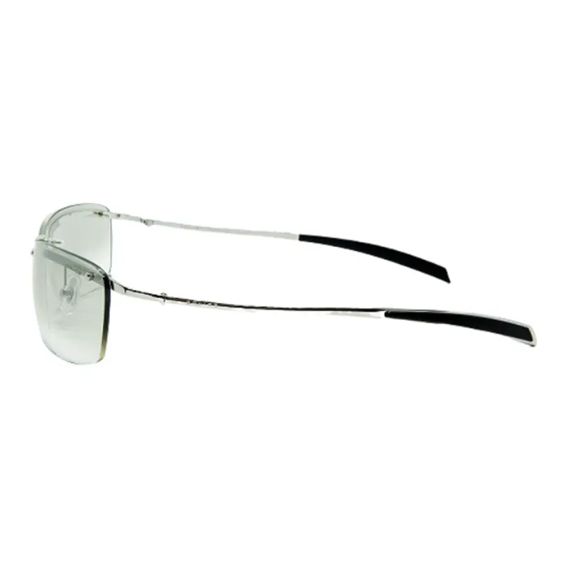 Police Titanium Nickel Alloy Irregular Shape Sunglasses Unisex Silver-2