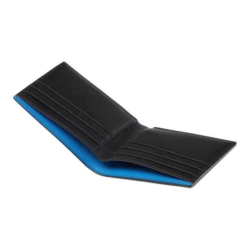 MCM Bifold Wallet Splash Logo Blue-4