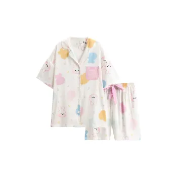 FENTENG x LINE FRIENDS Pajama Set Women's Ecru