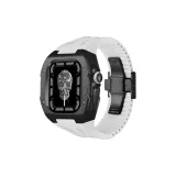 Black Case, White Strap