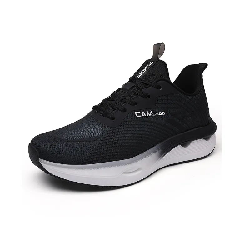 Camssoo Low Top Outdoor Shoes Men's Black-1