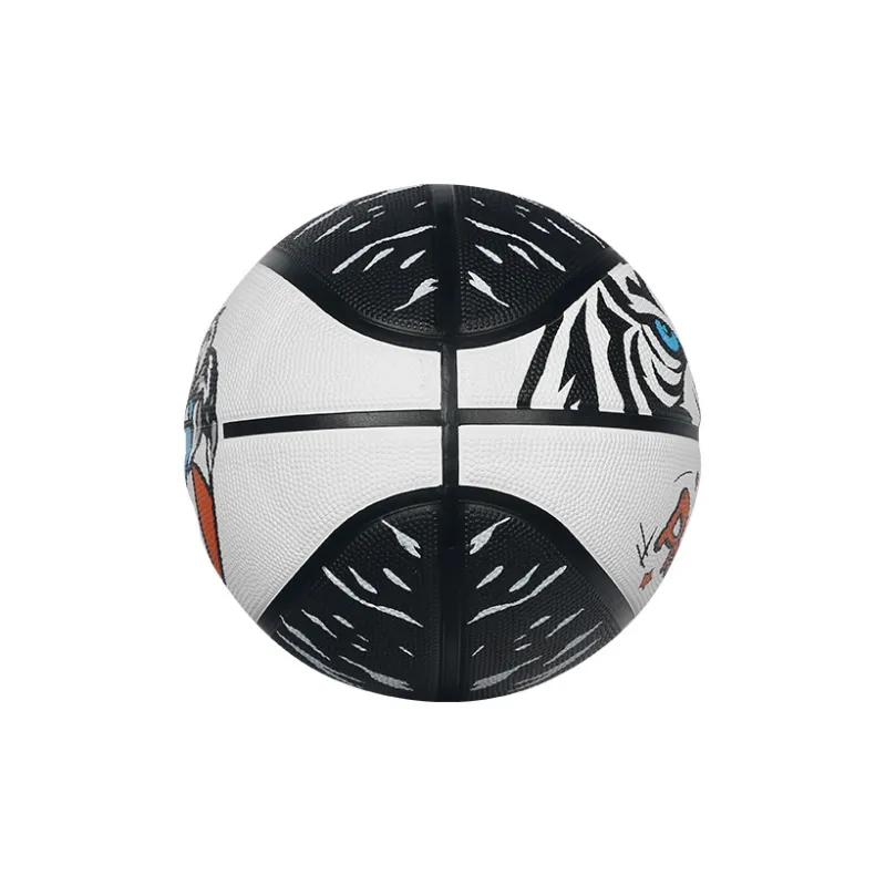 ProSelect Size 5 Ball Indoor, Outdoor, And All Training Basketball Rubber Divine Beast White Tiger-2