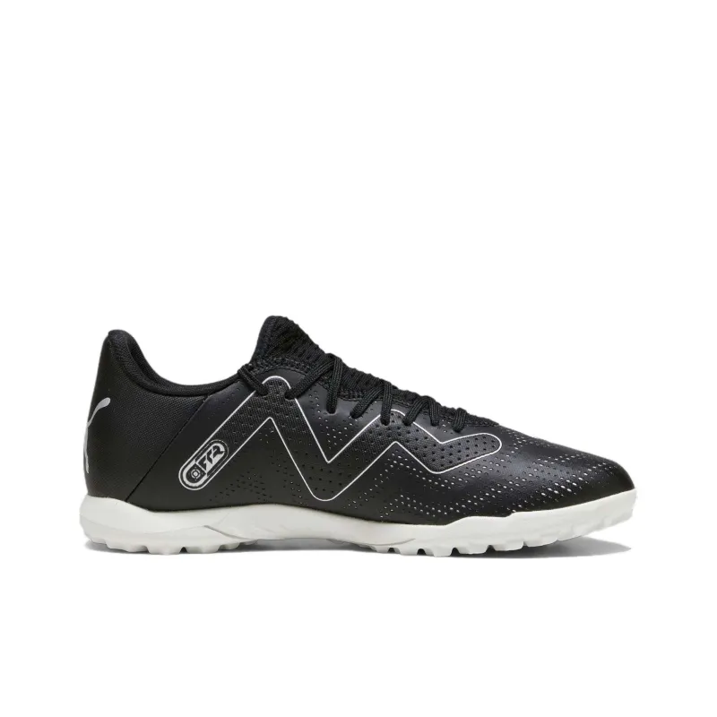 PUMA Future Play TT Rubber Broken Studs Slip Resistant Soccer Shoes Men's Black White-1