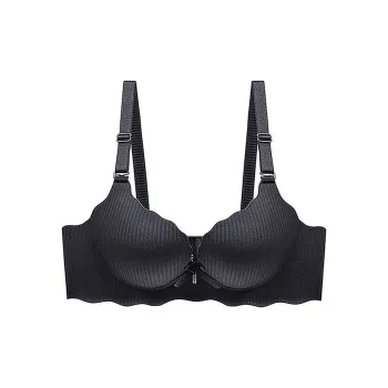 Flowers In Water Bra Women's Black