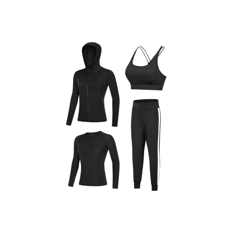 ACRUNU Yoga Top Running Loose Fit Sports Top Long-Sleeved Breathable Underwear Pilates Training Quick Dry Fitness Set-2