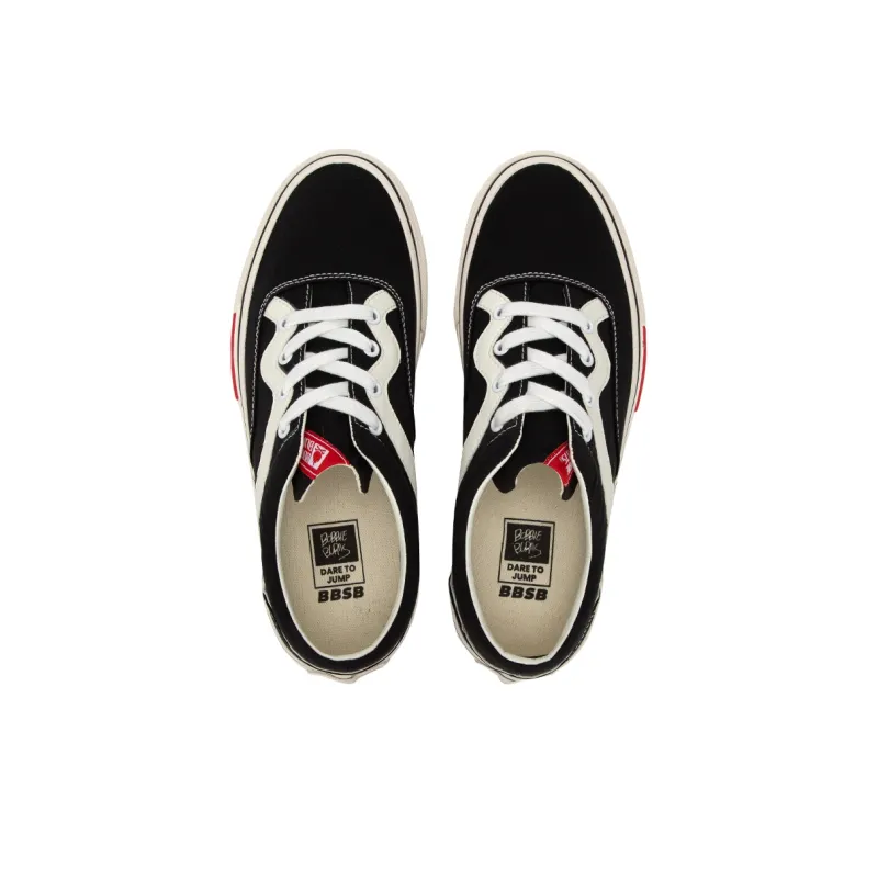 BOBBIE BURNS Balance Low-Top Skateboard Shoes Unisex Black-3