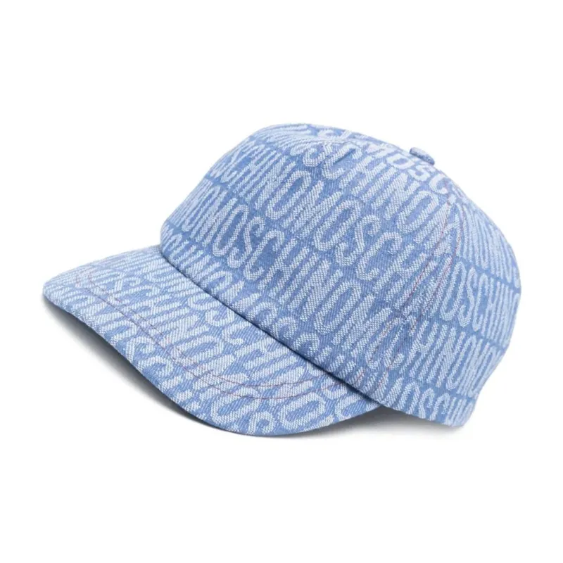 MOSCHINO Kids Logo jacquard Two tone Baseball Cap-1
