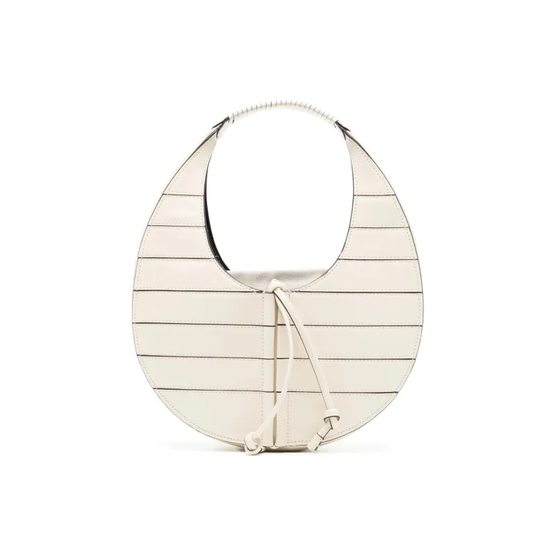 Staud Slatted Moon Leather Shoulder Bag-0