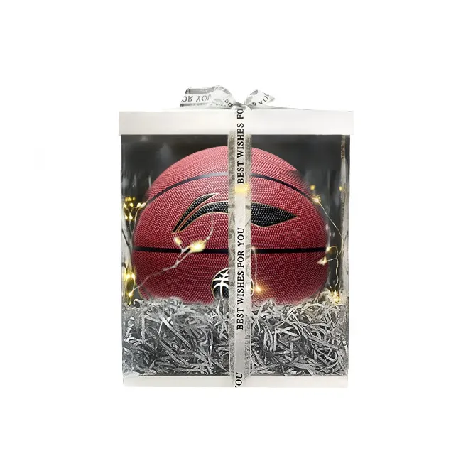 LiNing CBA Collection PU Basketball Brown Red Size 7 Ball Training Unisex-6