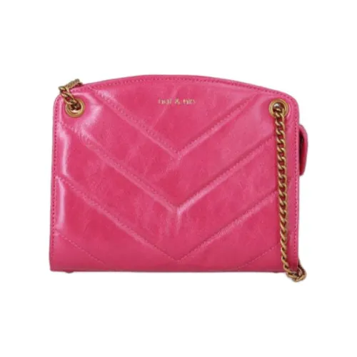 Nat & Nin Leather Shoulder Bag, Crossbody Bag Mini Women's Pink