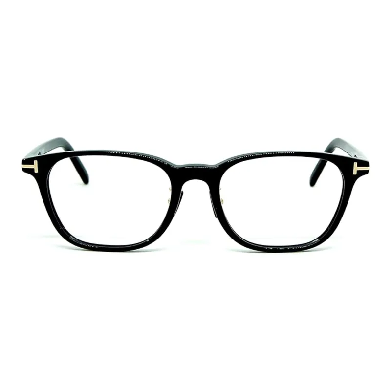 TOM FORD Plastic Rectangular Eyeglass Frames Unisex Black-2