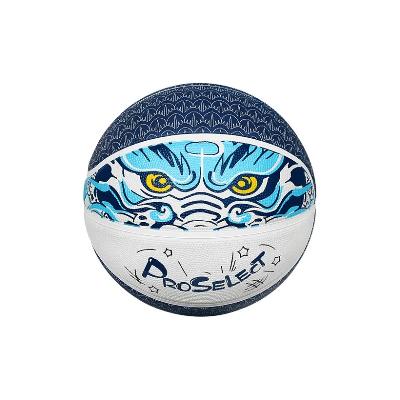 ProSelect Rubber Basketball Azure Dragon Color Size 5 Training Kids'-0