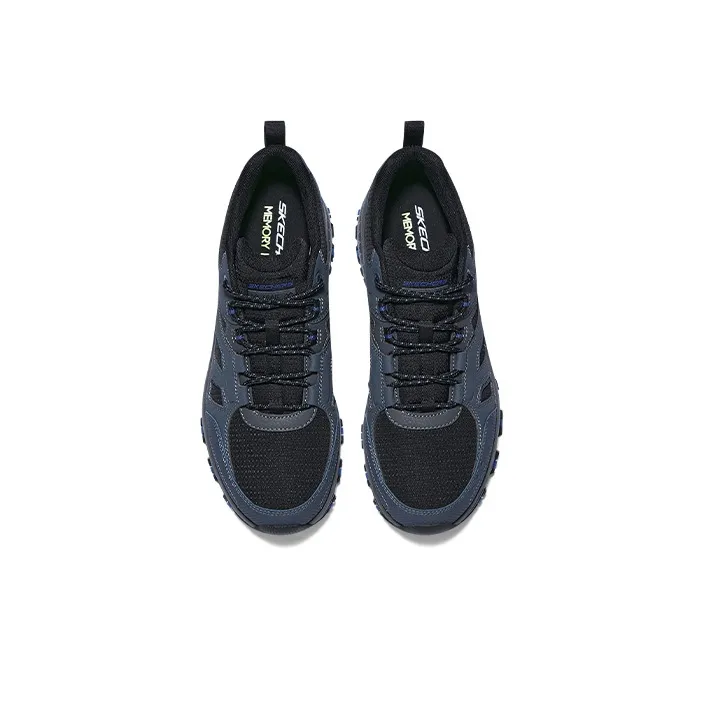 Skechers Cushioned Wear Resistant Breathable Rebound Low Top Casual Shoes Men's Charcoal Gray-3