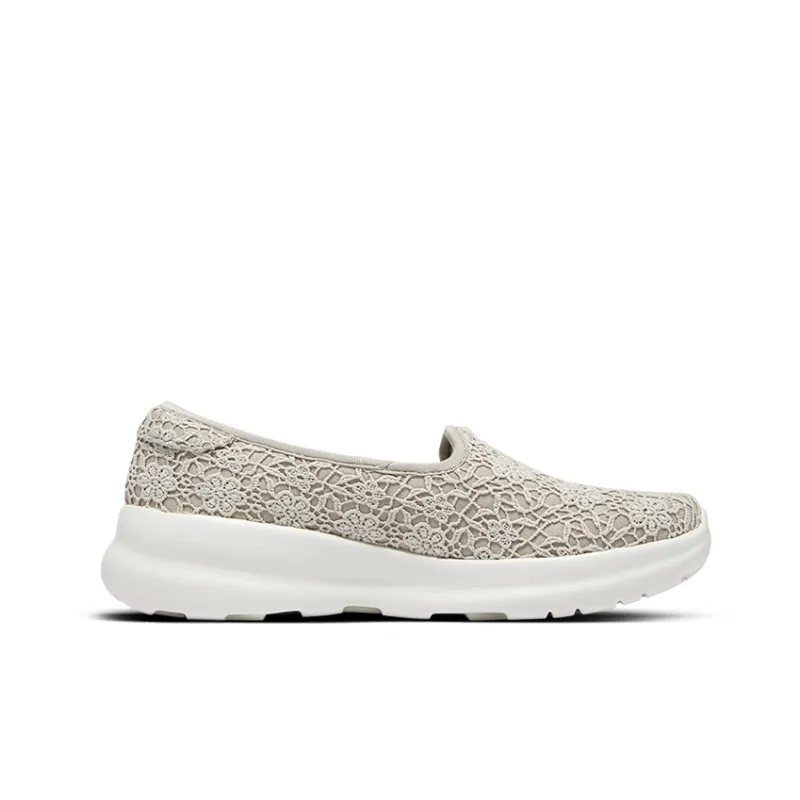 Skechers Durable Breathable Lightweight Low Top Casual Shoes Women's Taupe-1