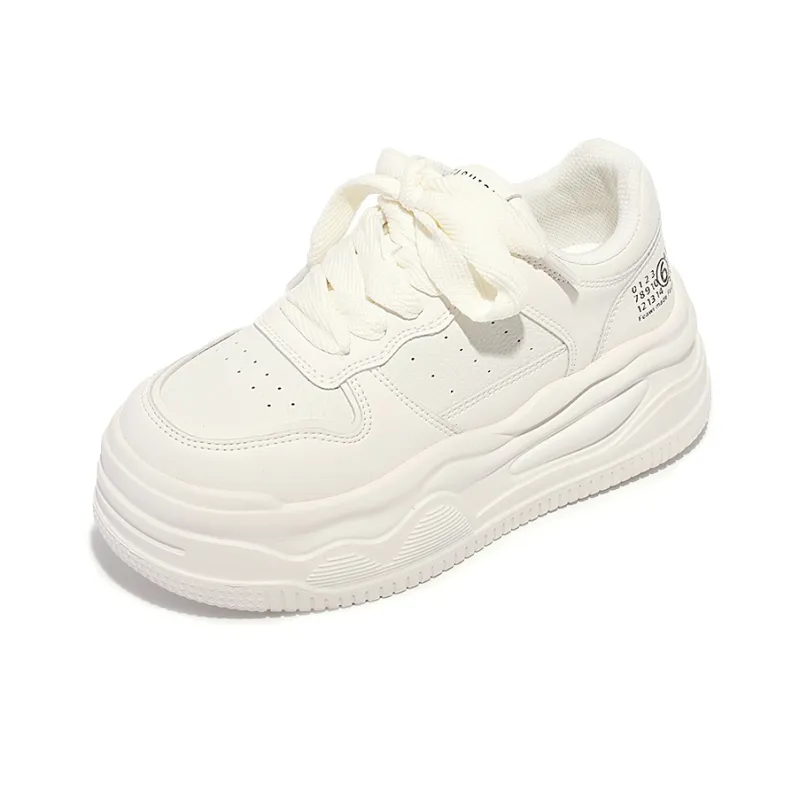 MKTKM Cushioning Breathable Height Increasing Low Top Chunky Sneakers 5.5cm Women's-2