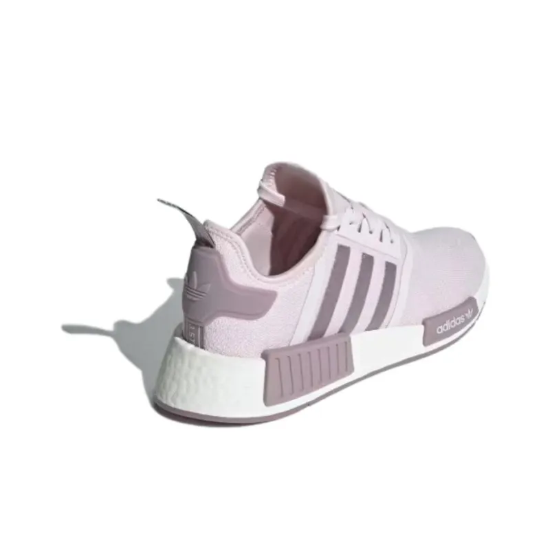 Adidas Originals Nmd R1 Almost Pink Preloved Fig Core White Women's-4